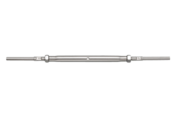 Stainless Steel Hand Swage Stud & Stud - Closed Body, Turnbuckle, S0796-H0703, S0796-H0705